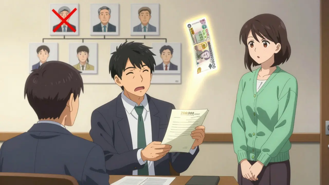 Мужчина получает налоговый вычет через жену, так как она не родственница продавца.