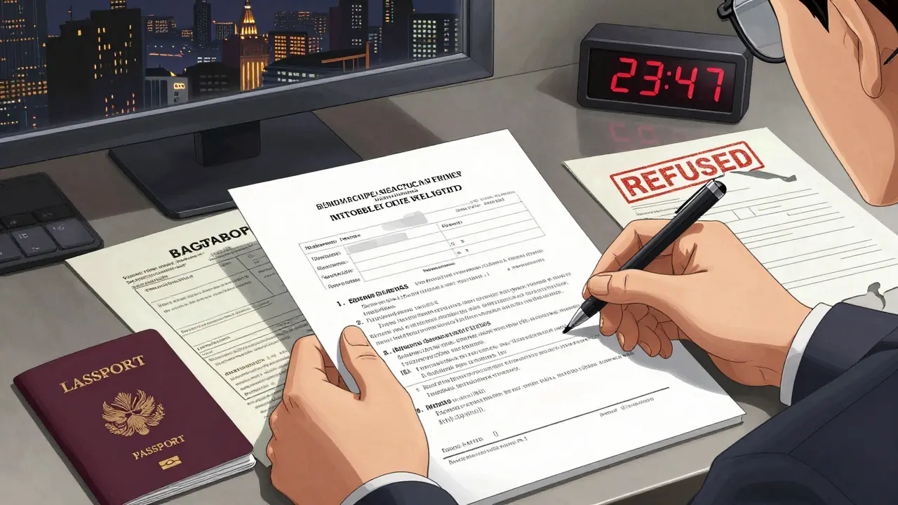 Оценщик кладет отчет о рыночной стоимости на стол, вокруг — отказы и документы, за окном — Москва.