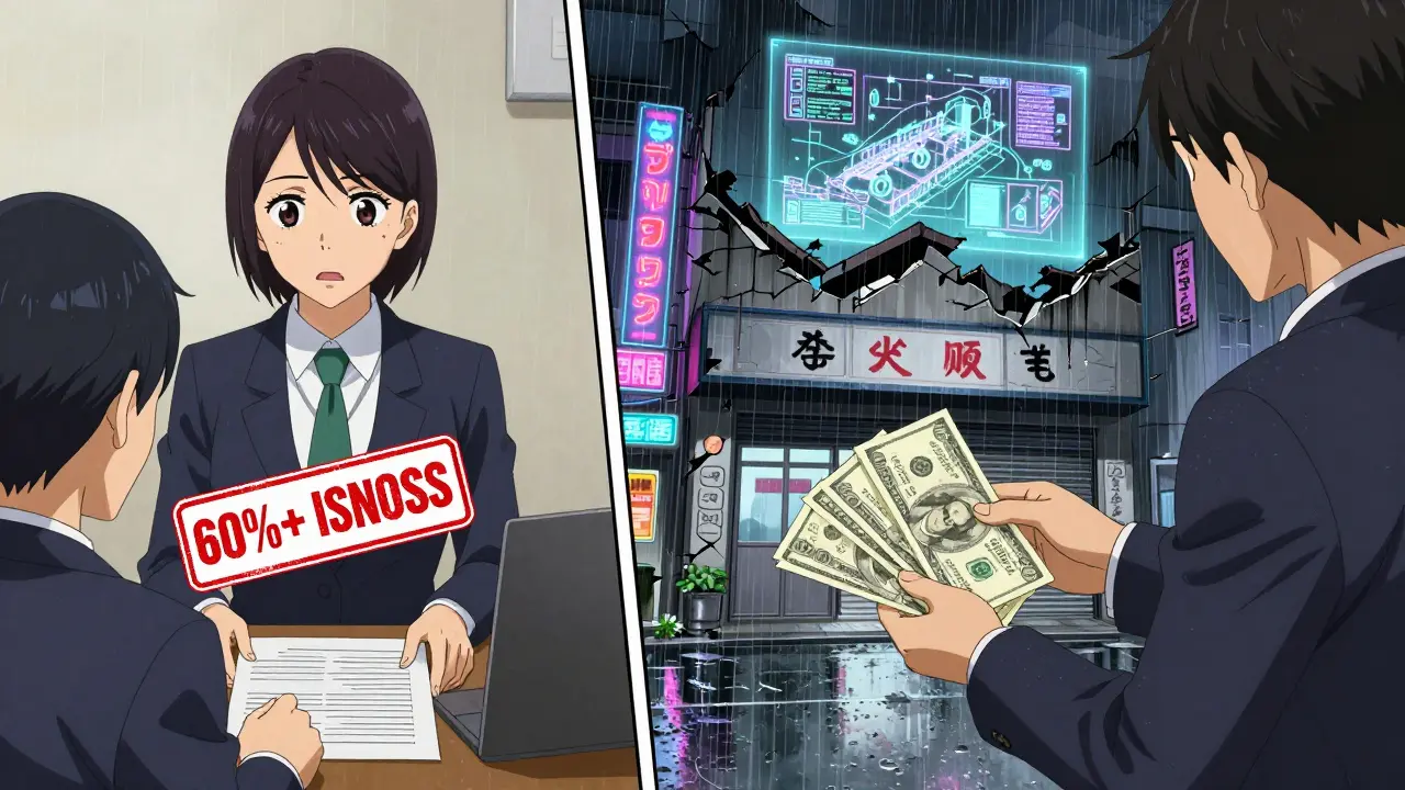 Банк отказывает в ипотеке, но покупатель с наличными заключает сделку с домом высокого износа.