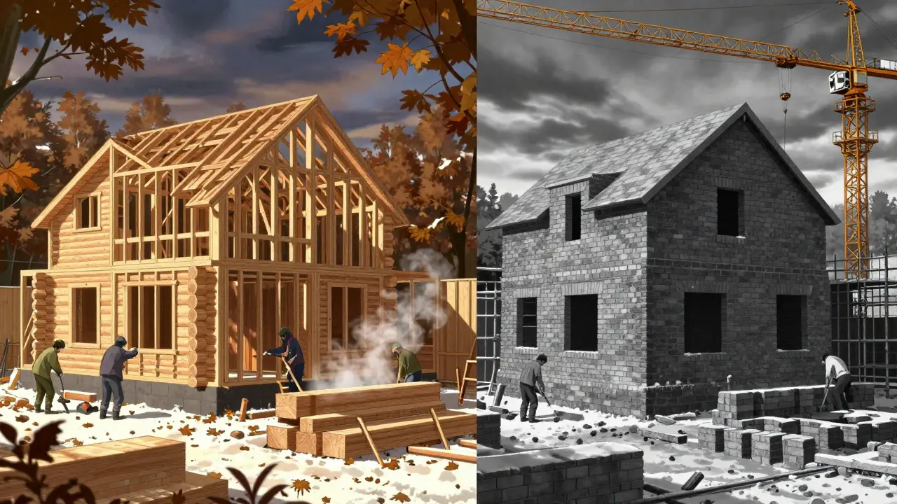 Деревянный или кирпичный дом: что выбрать для загородного строительства в 2026 году