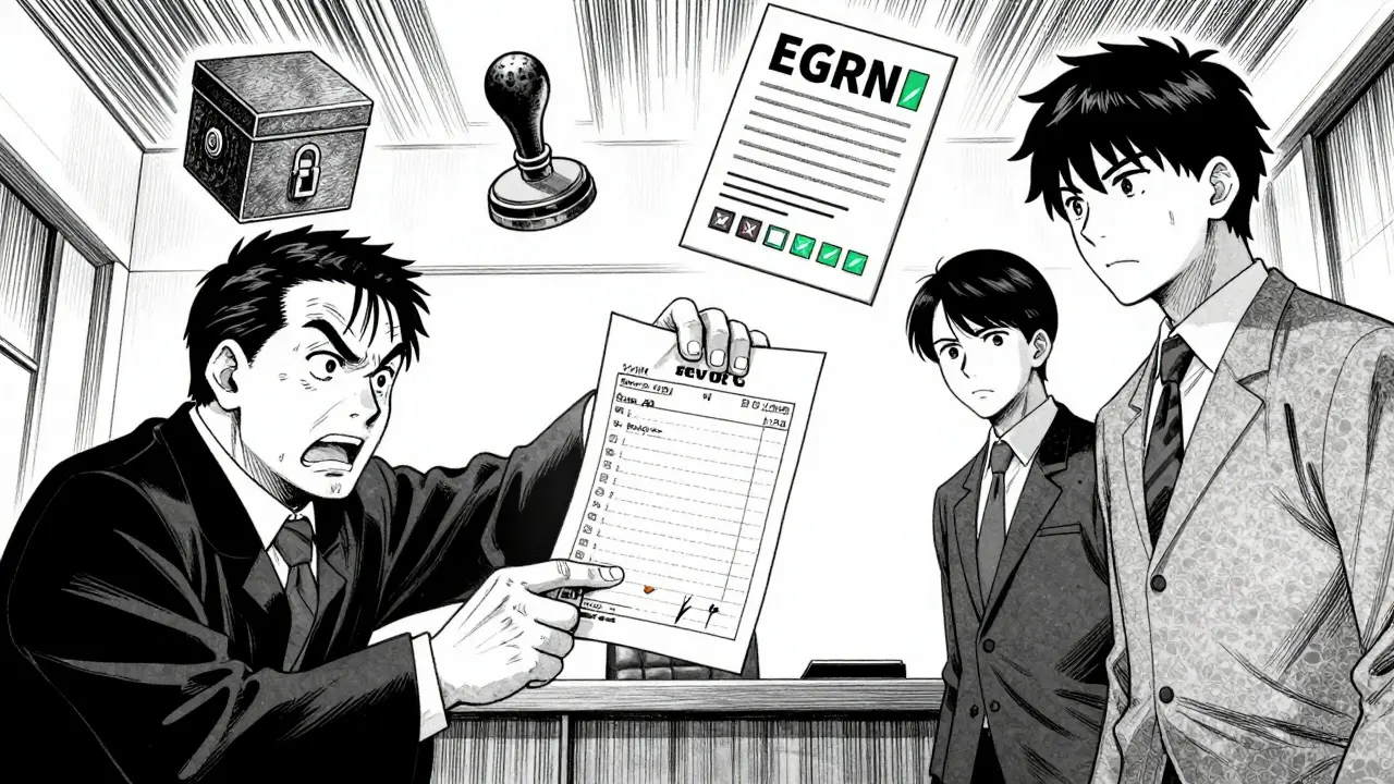 Судебное заседание по спору о покупке квартиры, в центре — расписка с полными реквизитами, вокруг — символы безопасных способов оплаты.