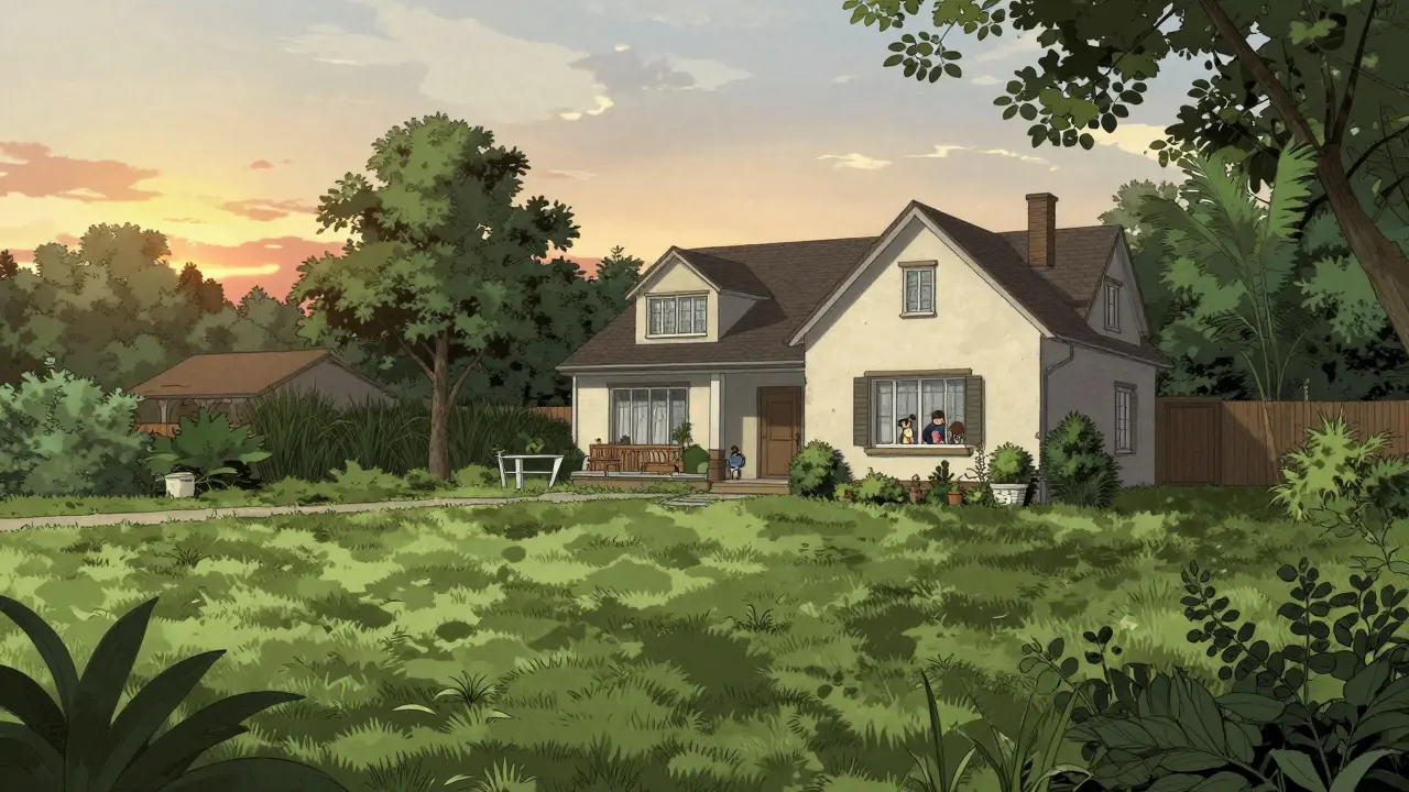 Семейный дом с просторным земельным участком в стиле гэкига