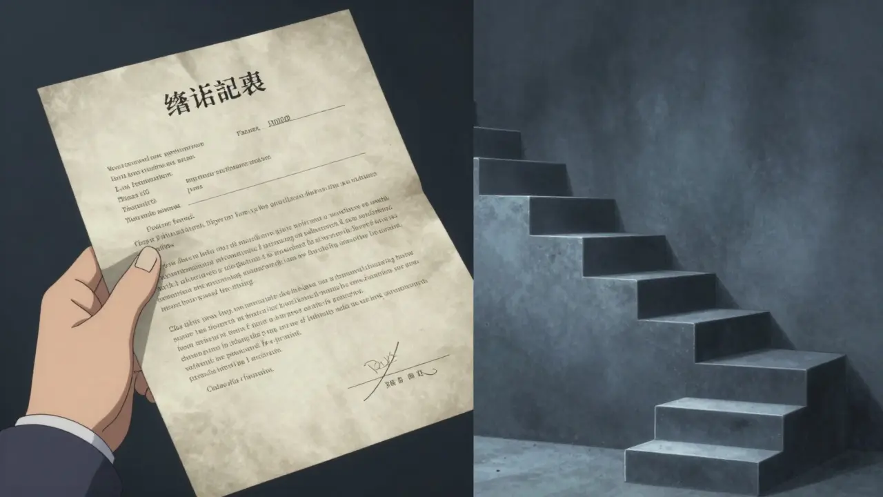 Сравнение старого договора и ступенчатой шкалы налогов в стиле аниме гэкига